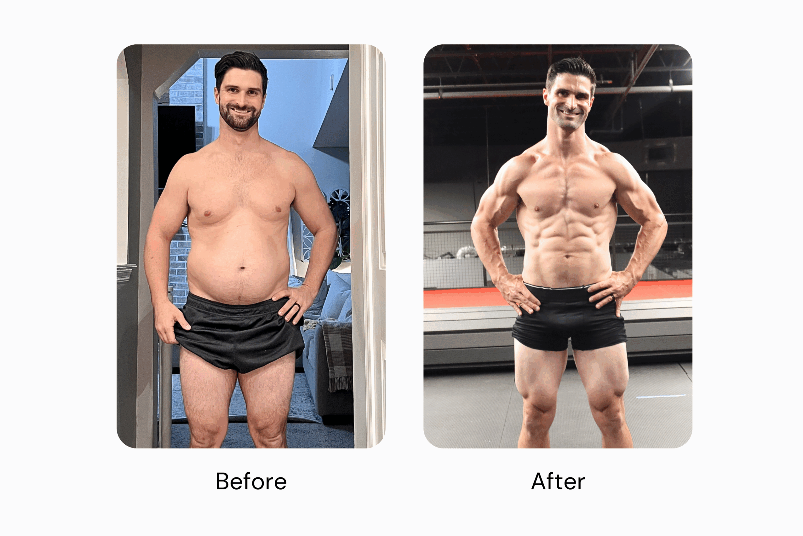 Ryan before and after - front